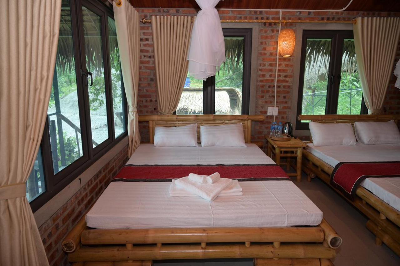 Puluong Bamboo Villa Huong Ba Thuoc Ngoại thất bức ảnh