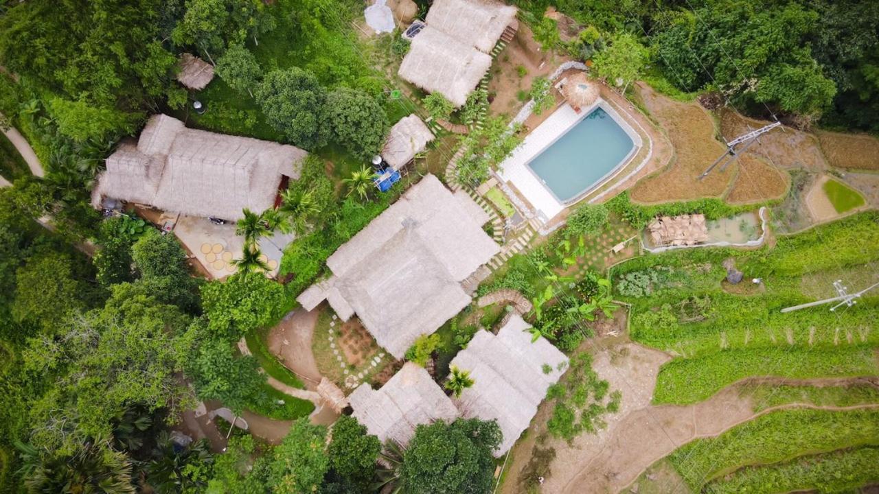 Puluong Bamboo Villa Huong Ba Thuoc Ngoại thất bức ảnh