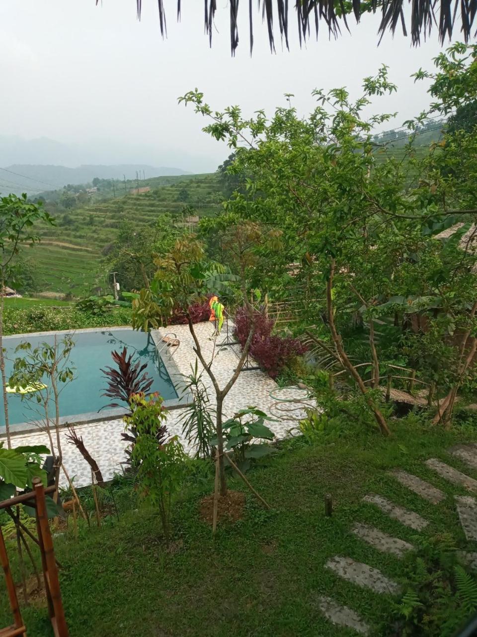 Puluong Bamboo Villa Huong Ba Thuoc Ngoại thất bức ảnh