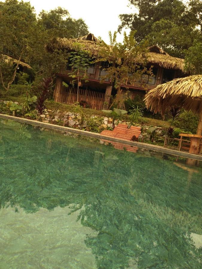 Puluong Bamboo Villa Huong Ba Thuoc Ngoại thất bức ảnh