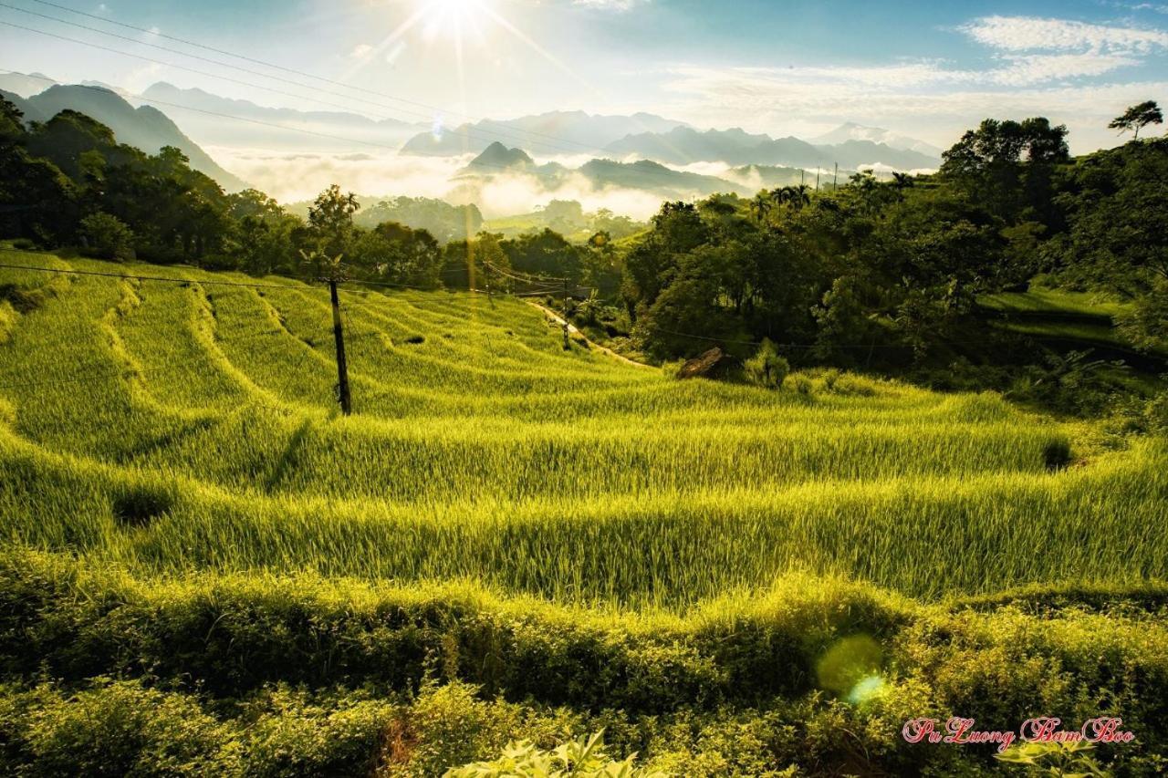 Puluong Bamboo Villa Huong Ba Thuoc Ngoại thất bức ảnh